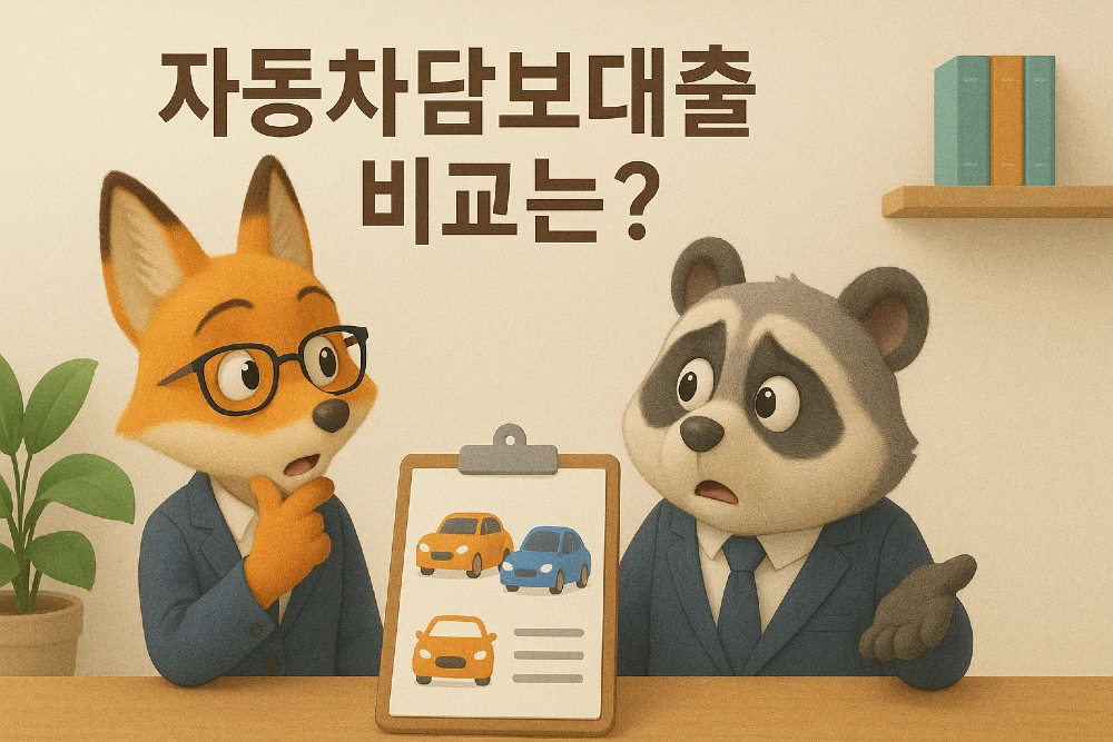 자동차담보대출 비교