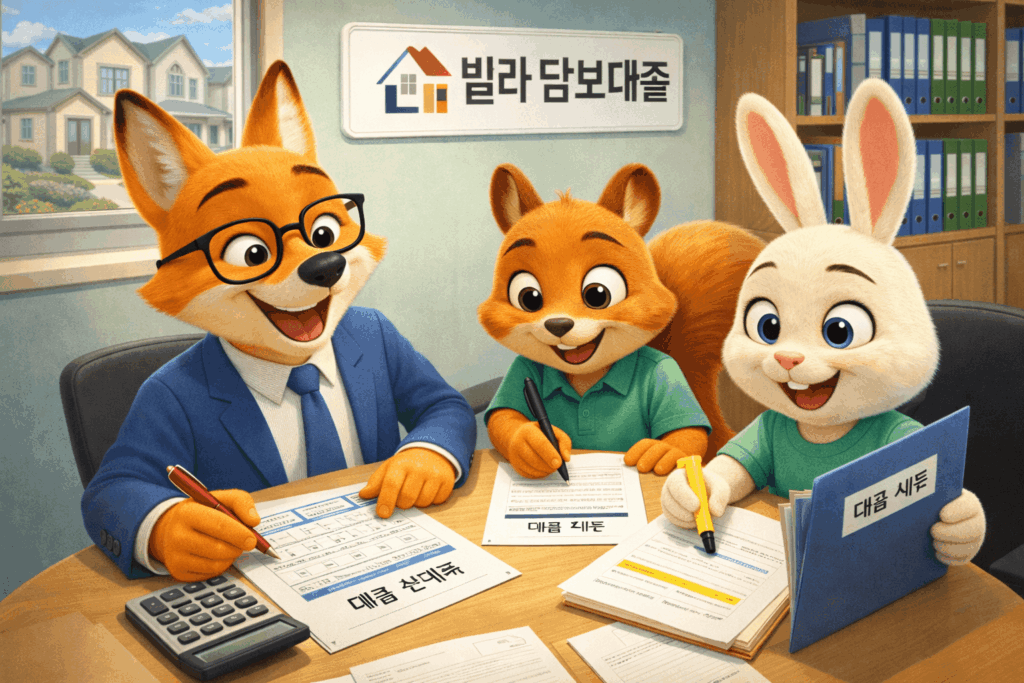 빌라담보대출 준비서류